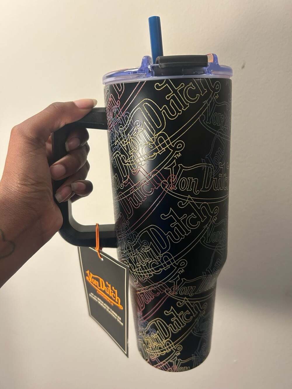 Von Dutch Originals 40 oz Insulated Double-Walled Stainless Steel Tumbler